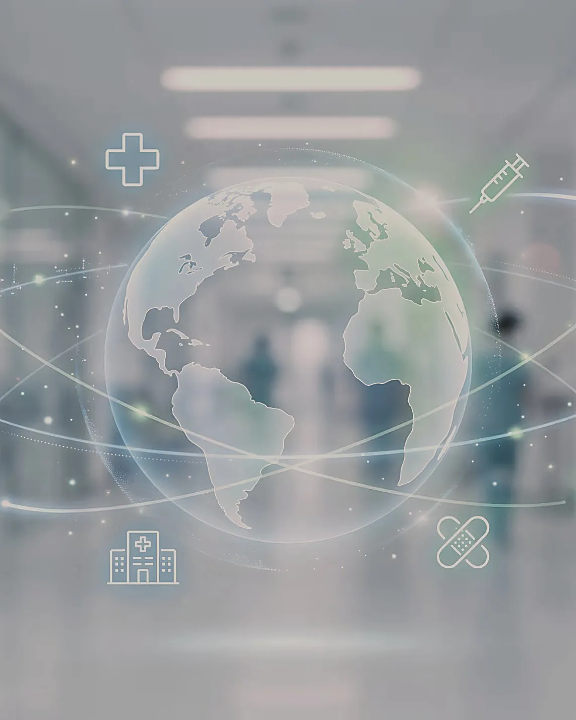 Global healthcare network visualisation